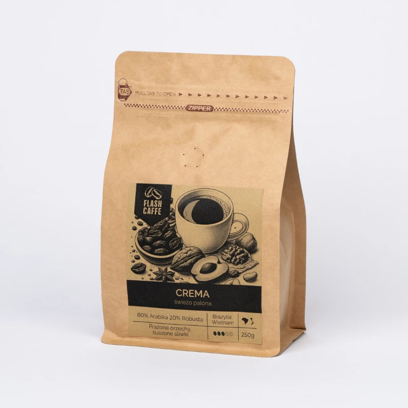 Kawa ziarnista Crema 250g | Flashcaffe