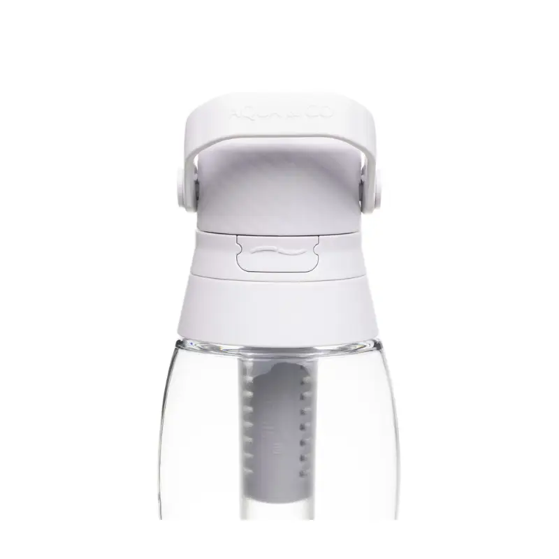 butelka bidon filtrujący aqualogis 500 ml biały