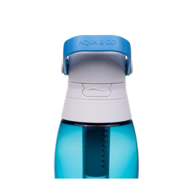 butelka bidon filtrująca aqualogis 500ml granatowa